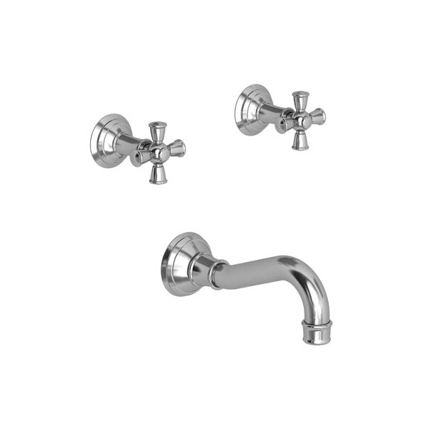 Newport Brass Tub Faucet, Polished Chrome, Wall 3-2465-26 - main
